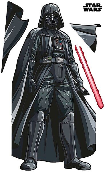 Disney Wandtattoo Star Wars Darth Vader Xxl Schwarz 127 x 200 cm 612422 günstig online kaufen