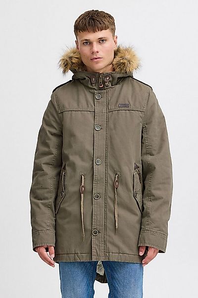Indicode Parka IDPulsoor Winterjacke mit abnehmbarem Kunstfellkragen günstig online kaufen