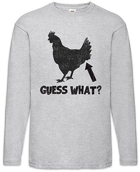 Urban Backwoods Langarmshirt Guess What Langarm T-Shirt Chicken Butt Quote günstig online kaufen