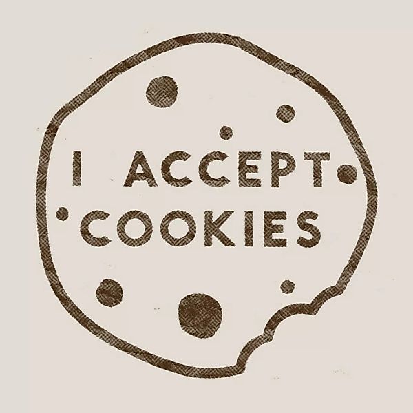 Poster / Leinwandbild - I Accept Cookies günstig online kaufen