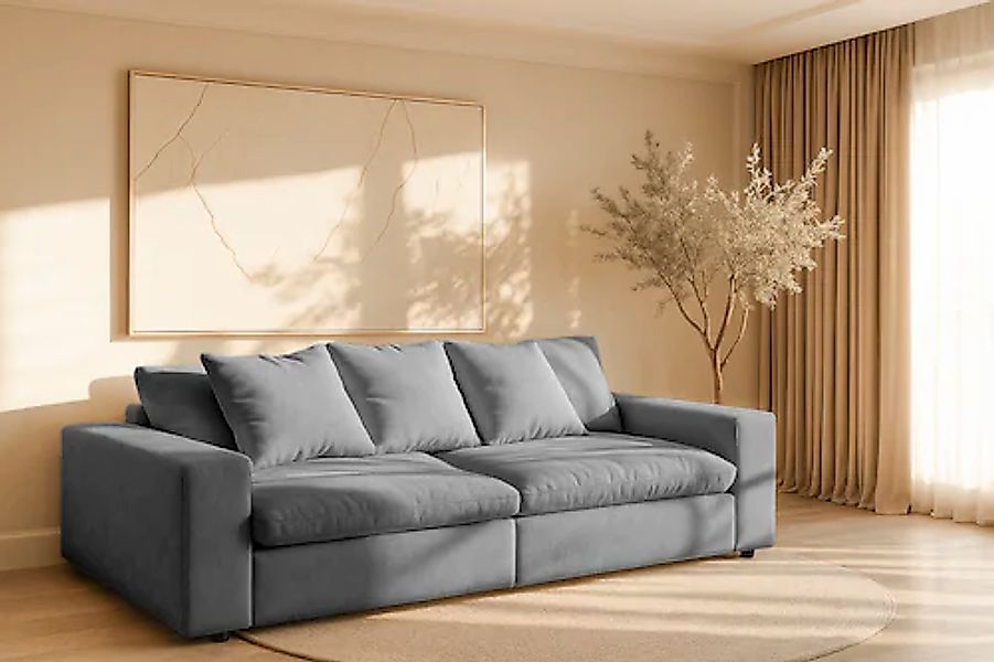 Home affaire Big-Sofa »Venslev« Lounge-Sofa, mit extra tiefer Sitzfläche un günstig online kaufen