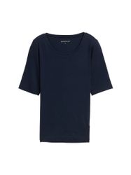 TOM TAILOR T-Shirt mit großem Rundhalsausschnitt günstig online kaufen