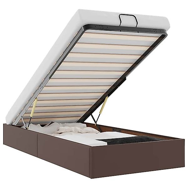 vidaXL Bett Ottoman-Bett ohne Matratze Braun günstig online kaufen