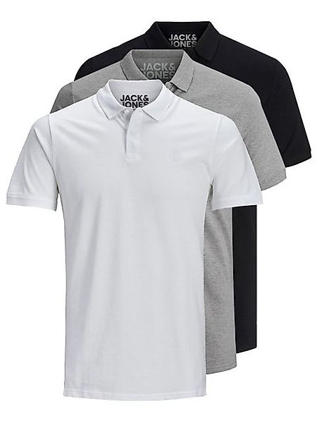 Jack & Jones Poloshirt Basic (3-tlg., 3er Pack) slimfit / figurbetont gesch günstig online kaufen