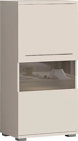 Places of Style Highboard "Piano Vitrine", UV lackiert, Soft-Close Funktion günstig online kaufen