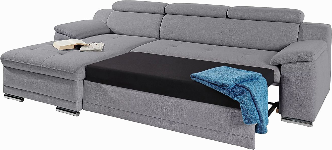 sit&more Ecksofa »Top Andiamo L-Form«, wahlweise mit Bettfunktion, inklusiv günstig online kaufen