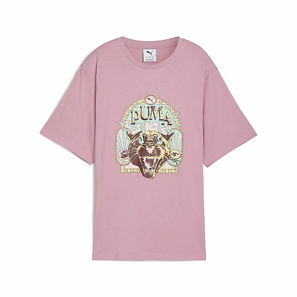 PUMA T-Shirt "Graphic PUMA Fest Relaxed T-Shirt Damen" günstig online kaufen