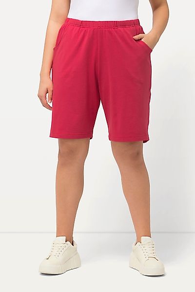 Ulla Popken Bermudas Jerseyshorts Taschen Elastikbund günstig online kaufen
