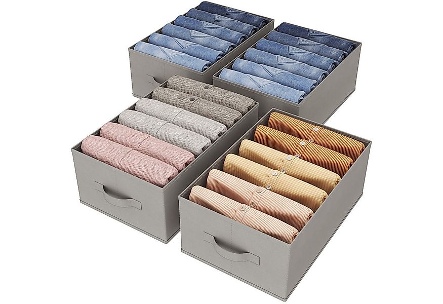 Lifewit Aufbewahrungsdose Schrank Kleidung Aufbewahrungsbox,mit Trennplatte günstig online kaufen
