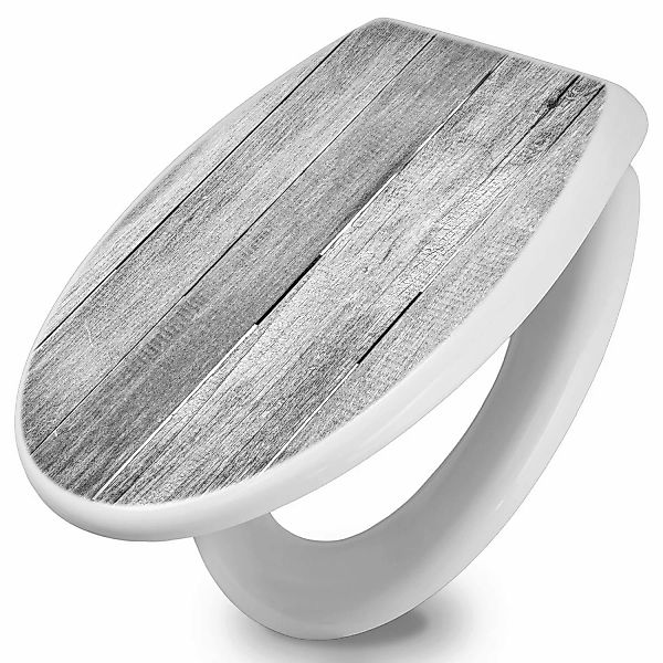 Banjado Toilettendeckel Mit Absenkautomatik WC-Sitz Soft Close Weiß Hygieni günstig online kaufen