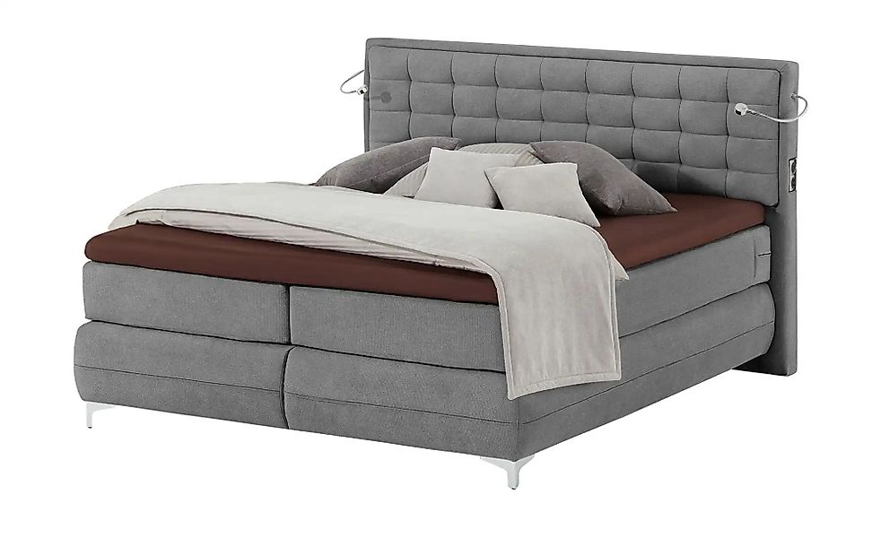 Musterring Boxspringbett Premiumversion Dubai ¦ grau ¦ Maße (cm): B: 217 H: günstig online kaufen