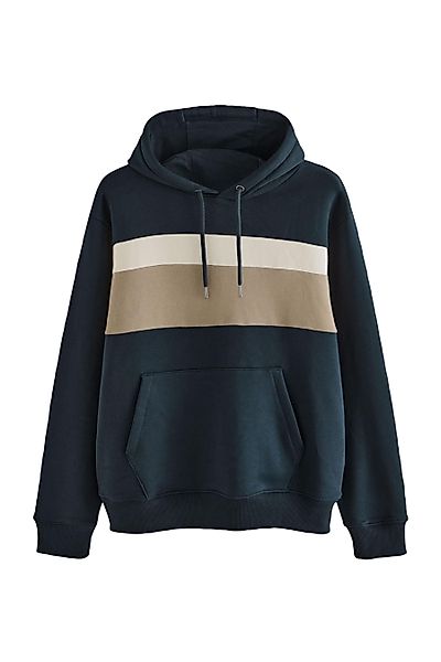 Next Kapuzensweatshirt Meliertes Kapuzensweatshirt in Blockfarben günstig online kaufen