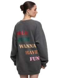 Worldclassca Sweatshirt Worldclassca Oversized Sweatshirt GIRLS günstig online kaufen