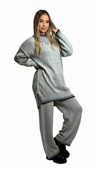 Mississhop Strickhose Strickanzug Strickset 2-teilig Hose Pullover M.382 (2 günstig online kaufen