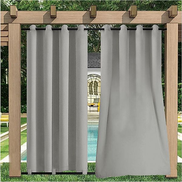 Sunicol Gardine Outdoor Vorhang,Wasserdicht,Oben Unten mit günstig online kaufen