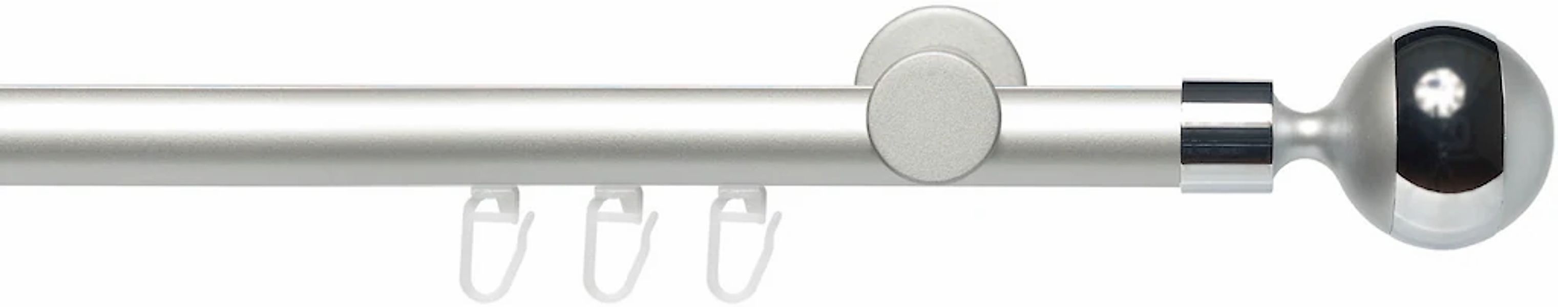 Liedeco Gardinenstange "Innenlaufgarnitur 20 mm Power Kugel mit Ring" Ø 20 günstig online kaufen