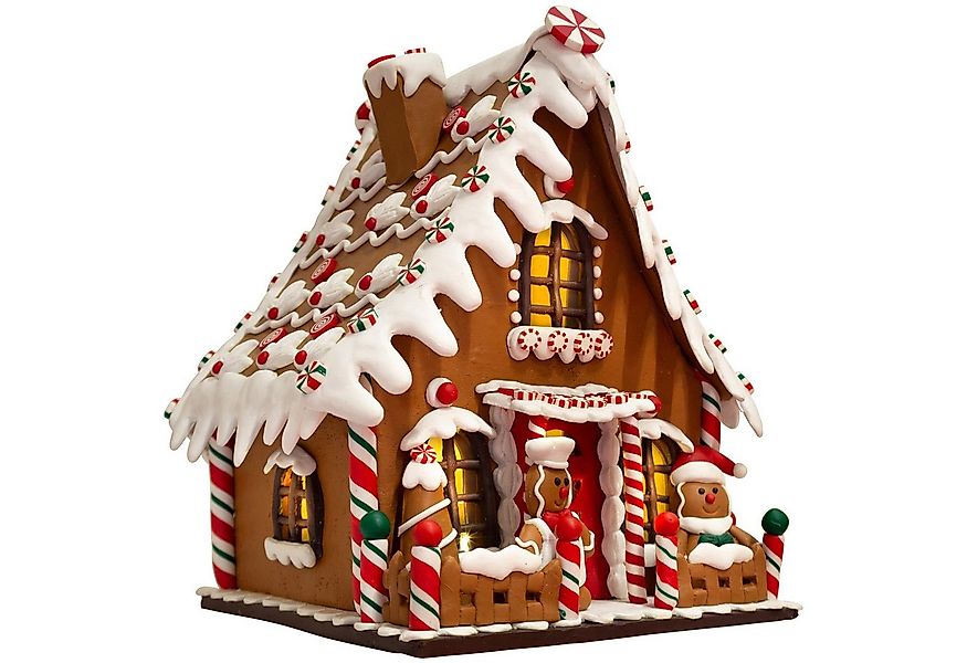 Christmas Paradise Weihnachtshaus Lebkuchenhaus mit LED 23 cm, Weihnachtsde günstig online kaufen