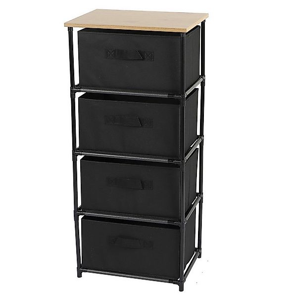 Urban Living Stauraumregal Standregal mit 4 Schubladen-Einschüben Schublade günstig online kaufen