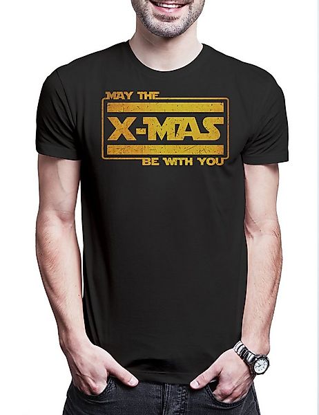 Urban Backwoods Print-Shirt May The X-mas Be With You Herren T-Shirt Wars F günstig online kaufen