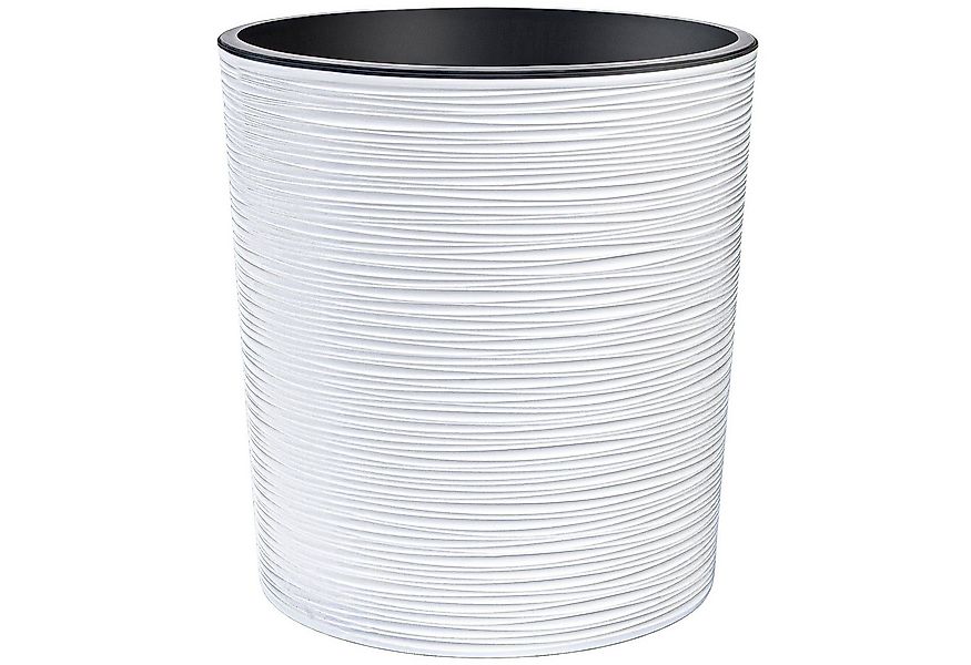 KONZEPT Blumentopf Pflanztopf Groß Innen, 30cm Meißelspuren-Design, Mit Inn günstig online kaufen