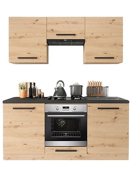 ROYAL24_MARKT Küchenzeile K23-G180 - Flexible Küchenelemente, (Komplett Set günstig online kaufen