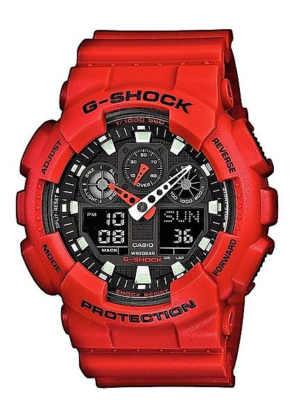 CASIO G-SHOCK Chronograph GA-100B-4AER, Quarzuhr,Armbanduhr,Herrenuhr,digit günstig online kaufen