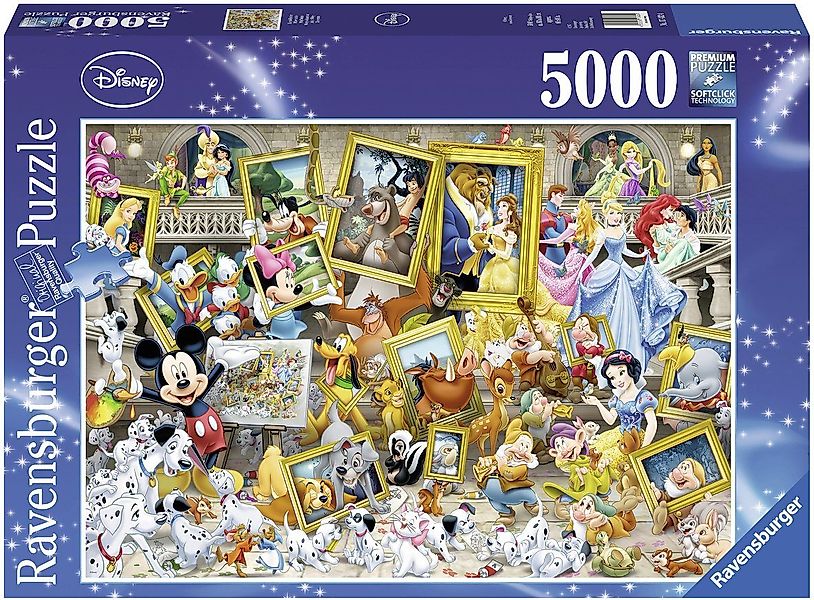Ravensburger Puzzle Disney, Micky als Künstler, günstig online kaufen