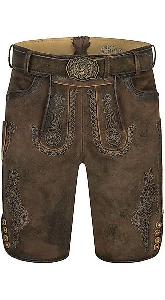 Nübler Trachtenlederhose "Lederhosen kurz Latz Luther" günstig online kaufen
