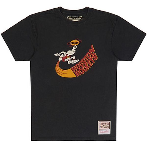 Mitchell And Ness  T-Shirts & Poloshirts T-shirt Houston Rockets worn logo günstig online kaufen