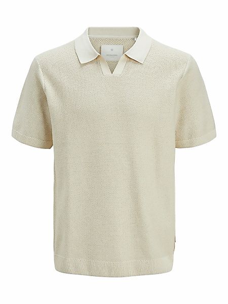 Jack & Jones Rundhalspullover "JPRCCEASTON KNIT SPLIT NECK SS SN" günstig online kaufen