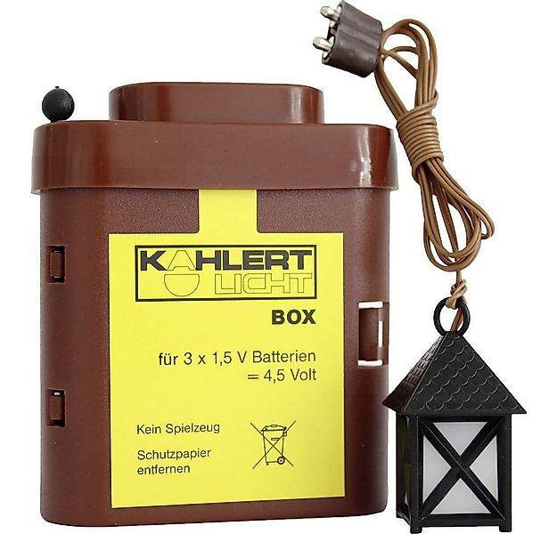 Kahlert Licht Krippen-Zubehör Laterne mit Batterie-Box 20104 günstig online kaufen