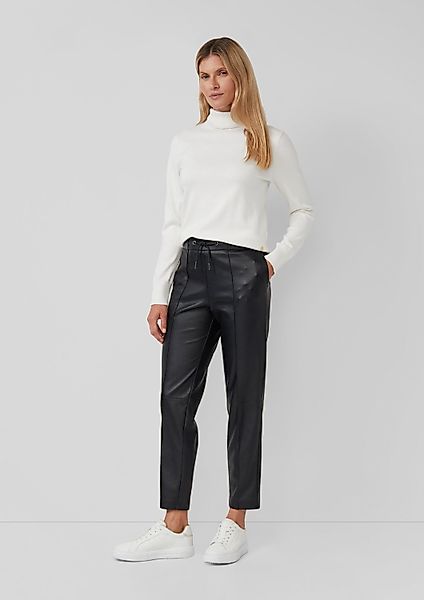s.Oliver Jogginghose Hose Jogpants aus Lederimitat günstig online kaufen