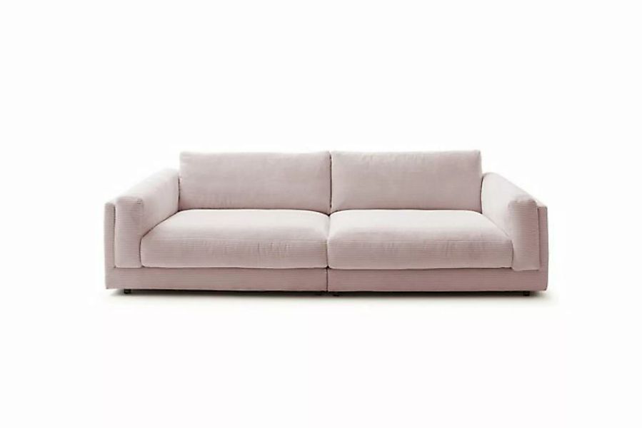 KAWOLA Big-Sofa RAINA, Cord oder Leder verschiedene Farben günstig online kaufen