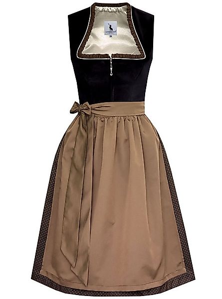 Alpenmärchen Dirndl Dirndl Sibylle in schwarz - ALM1033 günstig online kaufen