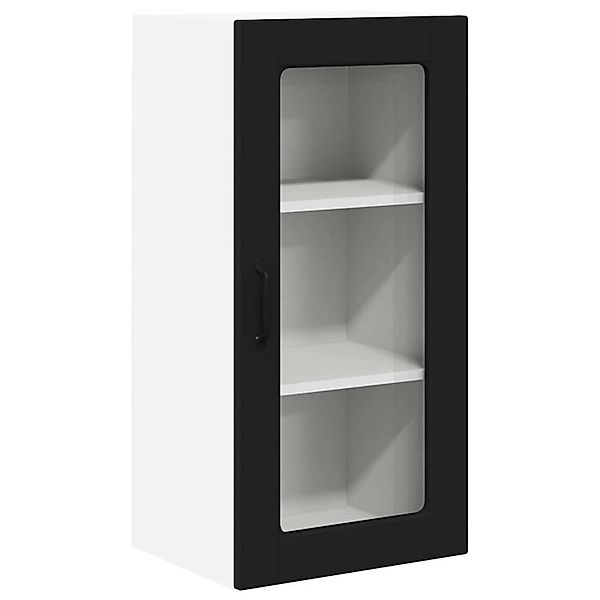 vidaXL Küchenschrank mit Regal Schwarz 40 x 31 x 80 cm Holzwerkstoff 884987 günstig online kaufen