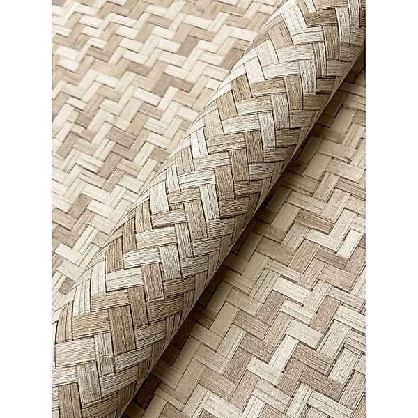 Newroom Vliestapete Okapi Rattan 2 Rattan Uni FSC® günstig online kaufen