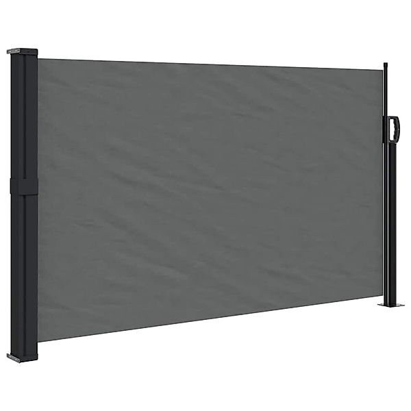 furnicato Seitenmarkise Ausziehbar Anthrazit 117x300 cm günstig online kaufen