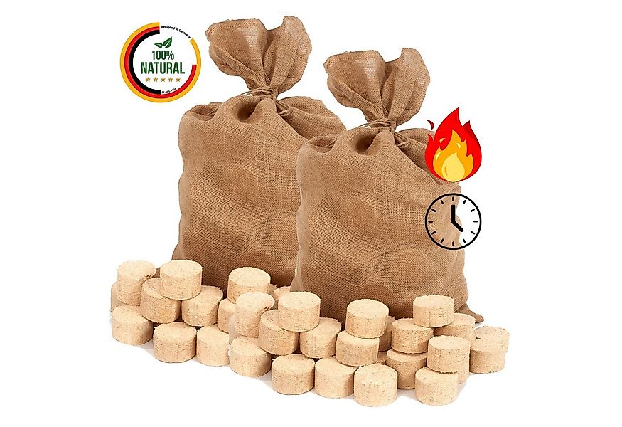 Floranica Kaminholz Gepresste 100% Holzbriketts Hohe Brennwert Raucharm, 12 günstig online kaufen