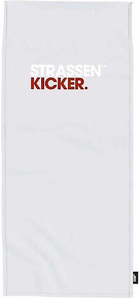 Sporthandtuch "Straßenkicker" mit dekorativem "Straßenkicker" Schriftzug günstig online kaufen