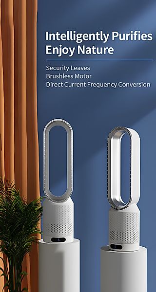 Athlix Standventilator Turmventilator Rotorloser Ventilator leise günstig online kaufen