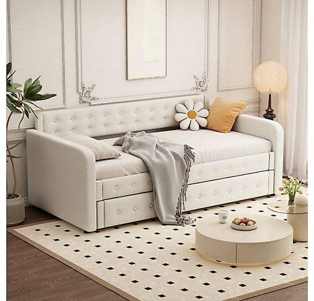 XDOVET Bett Sofabett,bett,Tagesbett, mit ausziehbares rollbett, großer Stau günstig online kaufen