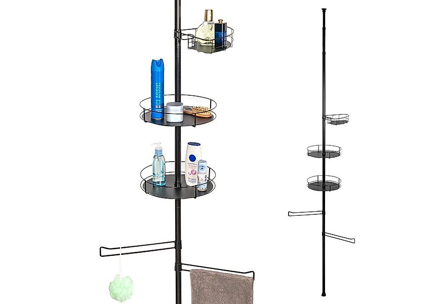 bremermann Teleskopregal Teleskop-Badregal, 3 Körbe, 2 Stangen, bis max. ca günstig online kaufen