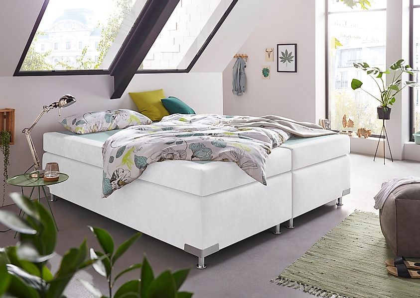 Westfalia Schlafkomfort Boxspringbett Holland, ohne Kopfteil, günstig online kaufen
