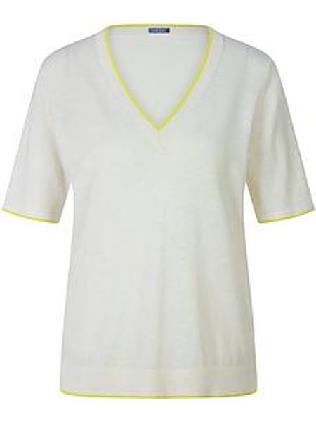 V-Pullover DAY.LIKE weiss günstig online kaufen