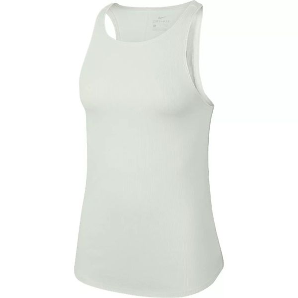 Nike Lux Rib Yoga Ärmelloses T-shirt M Summit White / Platinum Tint günstig online kaufen