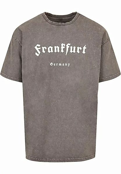 Merchcode T-Shirt Merchcode Herren Frankfurt X Acid Washed Heavy Oversize T günstig online kaufen