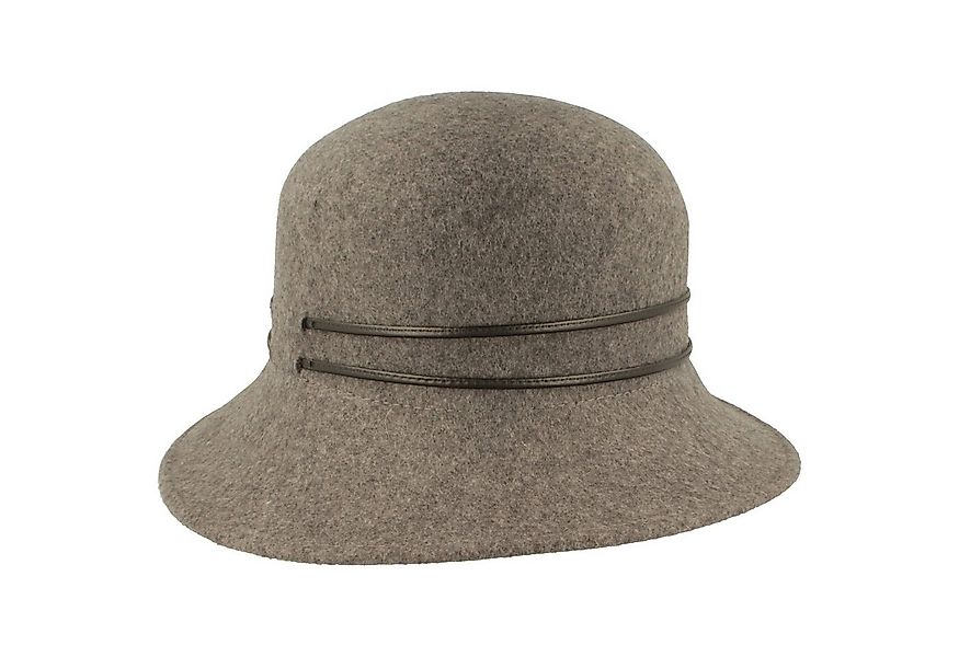 Breiter Filzhut Schicke Glocke aus Wolle günstig online kaufen