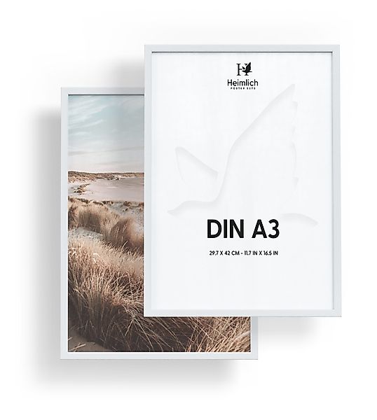 Heimlich Bilderrahmen Holz Eiche, Schwarz, Weiß günstig online kaufen