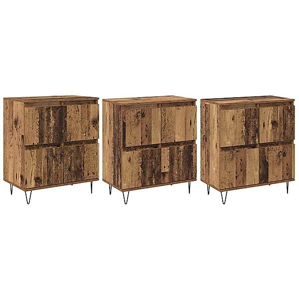 vidaXL Sideboards 3 Stk Altholz 180 x 35 x 70 cm Holzwerkstoff 3394524 günstig online kaufen