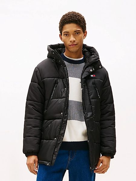 Tommy Jeans Steppmantel "FABRIC MIXED PARKA", Regular fit mit Kapuze günstig online kaufen